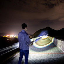 Load image into Gallery viewer, Adjustable Rechargeable Tactical Flashlight USB LED Super Bright Zoomable IPX65 Waterproof Portable Torchlight Flash Lamp USB Charging For Hiking Camping Running Fishing