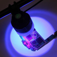 Load image into Gallery viewer, Adjustable Rechargeable UV Flashlight Portable Torch Ultra Violet LED Handheld For UV Glue Curing For Cellphone Repair Tool Curing Lamp Dryer For Urine Stain Detector Sterilization Phone Circuit Board