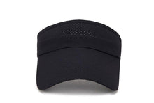 Load image into Gallery viewer, Adjustable Summer Breathable Hats Men Women Sun Protection Sports Golf Tennis Visor Hat Adjustable Visor UV Protection Top Empty Solid Sports Outdoor Running Sunscreen Strong Cap