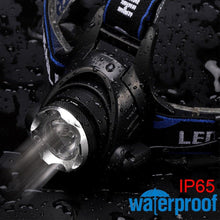 Load image into Gallery viewer, Adjustable USB Rechargeable IR Sensor Super Bright Headlight Battery For Long Working Time LED Headlamp Fishing Waterproof Head Light Lamp Perfect For Running Camping
