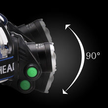Load image into Gallery viewer, Adjustable USB Rechargeable IR Sensor Super Bright Headlight Battery For Long Working Time LED Headlamp Fishing Waterproof Head Light Lamp Perfect For Running Camping