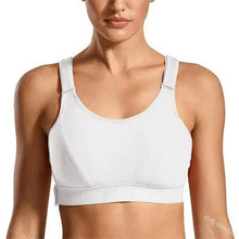 Load image into Gallery viewer, Adjustable Woman Modern Sports Bra Sportswear Crop Top Belt Zipper Yoga Running Comfortable Bras Push Up Gym Equipment