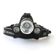 Load image into Gallery viewer, Adjustable Zoomable Headlamp Ultra Bright Rechargeable LED Bright High Lumen Head Lights Head Lamp Waterproof Flashlight For Outdoor Cmaping Fishing Hiking Biking Fishing Headlamp Running Headlamp