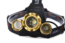 Load image into Gallery viewer, Adjustable Zoomable Headlamp Ultra Bright Rechargeable LED Bright High Lumen Head Lights Head Lamp Waterproof Flashlight For Outdoor Cmaping Fishing Hiking Biking Fishing Headlamp Running Headlamp