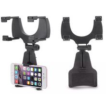 Load image into Gallery viewer, Aduro Grip-Clip Universal Rearview Mirror Phone Mount