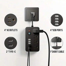 Load image into Gallery viewer, Advanced 10-in-1 Multi-Plug Power Strip