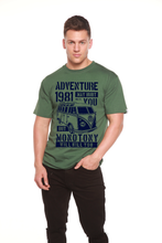 Load image into Gallery viewer, Adventure 1981 Men's Bamboo Viscose/Organic Cotton Short Sleeve Graphic T-Shirt