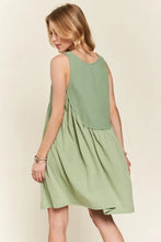 Load image into Gallery viewer, Decorative Button Sleeveless Babydoll Dress For Women β Elegant, Unique, Flowy, Comfortable, Versatile & Stylish