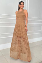 Load image into Gallery viewer, Long Sleeveless Cutout Maxi Dress Chic & Flowy Summer Style Comfortable Dress For Summer