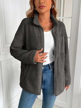 Load image into Gallery viewer, Winter Warm Zip Up Long Sleeve Jacket Fuzzy Cozy & Stylish Jacket Cold-Weather Essential Outdoor Jacket