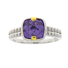 Load image into Gallery viewer, Cubic Zirconium Ring Sterling Silver