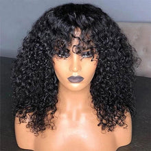 Load image into Gallery viewer, Afro Kinky Curly Short Bob Wigs Headband Wigs for Black Women Water Wave Synthetic Hair Wigs Wigs For Black Women Cosplay Wigs For Women