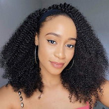 Load image into Gallery viewer, Afro Kinky Curly Short Bob Wigs Headband Wigs for Black Women Water Wave Synthetic Hair Wigs Wigs For Black Women Cosplay Wigs For Women