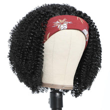 Load image into Gallery viewer, Afro Kinky Curly Short Bob Wigs Headband Wigs for Black Women Water Wave Synthetic Hair Wigs Wigs For Black Women Cosplay Wigs For Women