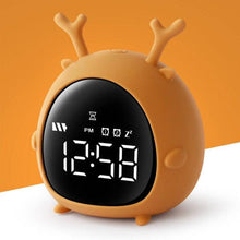 Load image into Gallery viewer, Alarm Clock Kids Child Children Sleep Bedside Alarm Clock Digital Wake Up Children's Alarm Clocks for Girls Boys Bedroom Temperature Snooze Timer Clock for Bedroom/Table/Desk