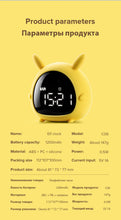 Load image into Gallery viewer, Alarm Clock Kids Child Children Sleep Bedside Alarm Clock Digital Wake Up Children's Alarm Clocks for Girls Boys Bedroom Temperature Snooze Timer Clock for Bedroom/Table/Desk