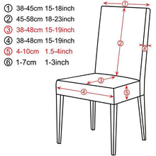 Load image into Gallery viewer, All black flower printed Chair Cover Washable Removable big elastic seat Covers Slipcovers Stretch for banquet hotel arm wedding