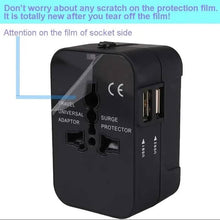 Load image into Gallery viewer, All-in-One Universal Travel Charger with Dual USB Charging Ports