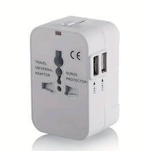 Load image into Gallery viewer, All-in-One Universal Travel Charger with Dual USB Charging Ports