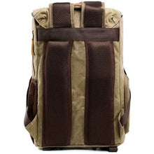 Load image into Gallery viewer, Allacki Waterproof Shock-Resistant Canvas Camera Bag Retro Style Travel Backpack