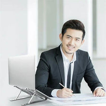 Load image into Gallery viewer, Aluminum Alloy Foldable Portable Laptop Stand