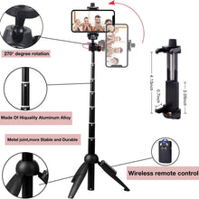Load image into Gallery viewer, Aluminum Alloy Selfie Stick Phone Tripod