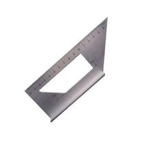 Load image into Gallery viewer, Aluminum Alloy Wooden Square Multifunction Ruler