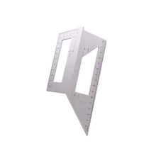 Load image into Gallery viewer, Aluminum Alloy Wooden Square Multifunction Ruler