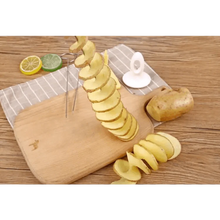 Load image into Gallery viewer, Amazing 2PC Potato Spiral Cutter Cucumber Slicer Kitchen Accessories Vegetable Spiralizer Spiral Potato Cutter Slicer Kitchen Gadgets