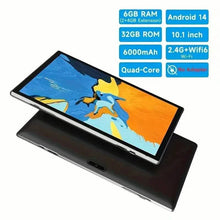 Load image into Gallery viewer, Android 14 10-Inch Tablet 2GB+4GB RAM + 32GB ROM + 1TB Expanded