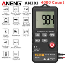 Load image into Gallery viewer, ANENG 4.7-Inch LCD Display 6000 Count AC/DC Digital Multimeter