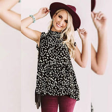 Load image into Gallery viewer, Angashion Women's Casual Floral Print Babydoll Blouse Tunic Tops