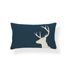 Load image into Gallery viewer, Animal Cushion Pillow Square Linen Printed Cute Elephant Throw Pillow Case Decorative Cushion Cover Pillowcase Plant Geometry Deer Flamingo Flower Pillows Home Decorative Pillowslip Covers 30X50