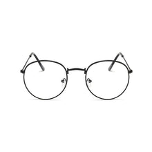 Load image into Gallery viewer, Anti Blue Light Glasses Computer Goggles Eye Protection For Men And Women Fashion Round Anti Blue Light Eyeglasses Reading Glasses Metal Spectacles For Men Women Eyewear Eyeglasses Frame Diopter 0 To 4.0