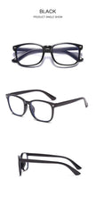 Load image into Gallery viewer, Anti-Blue Ray Glasses Reading Women Square Eyeglasses Men Reading Glasses Lightweight Glasses Blue Light Blocking Glasses blue Tint Anti Glare UV Digital Eyestrain
