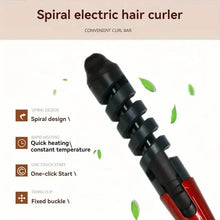 Load image into Gallery viewer, Anti Scald Spiral Curlers, Inner Button Wavy Curlers, Large Curls and Perm