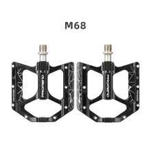 Load image into Gallery viewer, Anti-slip Ultralight Bicycle Pedal Quick Release Pedal Flat 3 Bearings Pedal for Mountain Road Bike Accessories 3 Bearings Mountain Bike Pedals Platform Bicycle Flat Alloy Pedals Pedals Non-Slip Alloy Flat Pedals