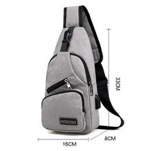 Load image into Gallery viewer, Anti-theft Sling Backpack With Charging Port