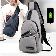 Load image into Gallery viewer, Anti-theft Sling Backpack With Charging Port