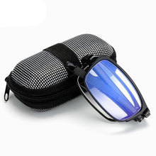 Load image into Gallery viewer, Anti UV Glare Eyestrain Foldable Computer Spring Hinge Readers For Women And Man Reading Glasses Retro Folding Spectacles Luxury Frame And TR Glasses Blue Light Readers+1.0 +1.5 +2.0 +2.5 +3.0 +3.5 +4.0