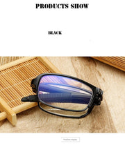 Load image into Gallery viewer, Anti UV Glare Eyestrain Foldable Computer Spring Hinge Readers For Women And Man Reading Glasses Retro Folding Spectacles Luxury Frame And TR Glasses Blue Light Readers+1.0 +1.5 +2.0 +2.5 +3.0 +3.5 +4.0