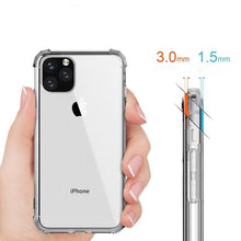 Load image into Gallery viewer, Anti-Yellow Clear Soft Case for Iphone 14 Pro Max 12 11 13 Pro 14 Plus Shockproof Mobile Phone Cover for Iphone14 Slim Soft Edge Shockproof Protective Case for iPhone