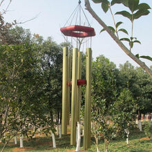 Load image into Gallery viewer, Antique Amazing Grace Wind Chimes Outdoor Large Deep Tone Resonant 6 Memorial Tube Copper Wind Chimes Chapel Bells Wind-chimes Hanging Home Decoration Elegant Chime Soothing Rich Tone for Mom Decent Gift For Housewarming & Christmas