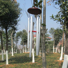 Load image into Gallery viewer, Antique Amazing Grace Wind Chimes Outdoor Large Deep Tone Resonant 6 Memorial Tube Copper Wind Chimes Chapel Bells Wind-chimes Hanging Home Decoration Elegant Chime Soothing Rich Tone for Mom Decent Gift For Housewarming & Christmas