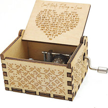 Load image into Gallery viewer, Antique Engraved Musical Box Can't Help Falling in Love