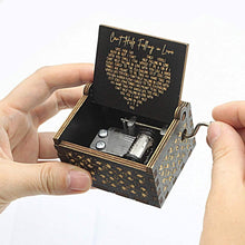 Load image into Gallery viewer, Antique Engraved Musical Box Can't Help Falling in Love