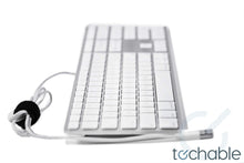 Load image into Gallery viewer, Apple Wired Keyboard with USB - A1243 | Model MA110LL/A, MB110LL/B | Slim, Full-Size Keyboard with Numeric Keypad