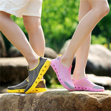 Load image into Gallery viewer, Aqua Shoes Unisex Casual Fashion Mesh Breathable Quick Dry Outdoor Rubber Sole Slip Water Shoes For Beach Water Sports Lightweight Slip On Walking Shoes