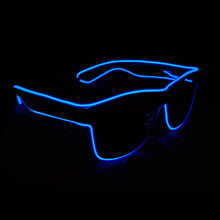 Load image into Gallery viewer, Aquat Light up EL Wire Neon Rave Glasses