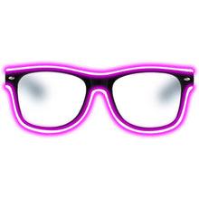 Load image into Gallery viewer, Aquat Light up EL Wire Neon Rave Glasses